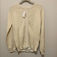 Special Edition Cream Knit Cardigan Sweater with Relaxed Fit