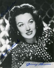 ACTRESS Ginny Simms autograph, signed photograph ACTRESS Ginny Simms autograph, signed photograph