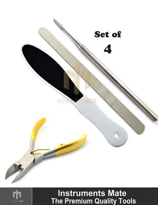 Diamond Deb Nail File Toe Nail Clipper Foot file Manicure Pedicure Kit Chiropody