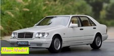 NOREV 1:18 Benz S320 W140 S 1997 Metal Diecast Model Car Toys Gifts White