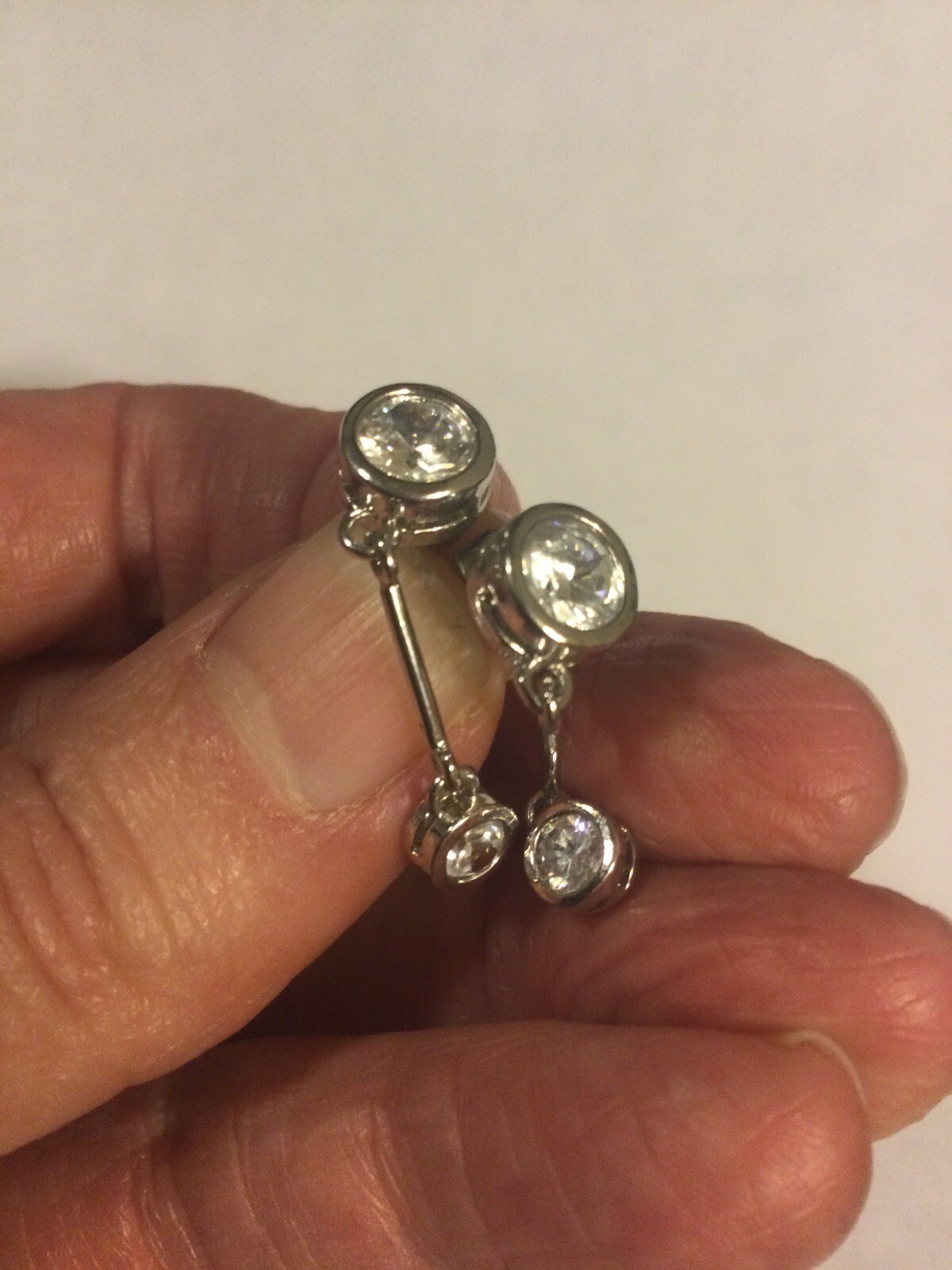 Bling! Rhinestone Dangle Earrings - image 1