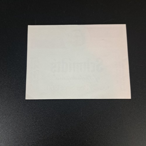 Original Vintage Label SCHMIDT'S Beer One Pint Philadelphia 3-1/2" x 2-5/8" - Picture 2 of 3