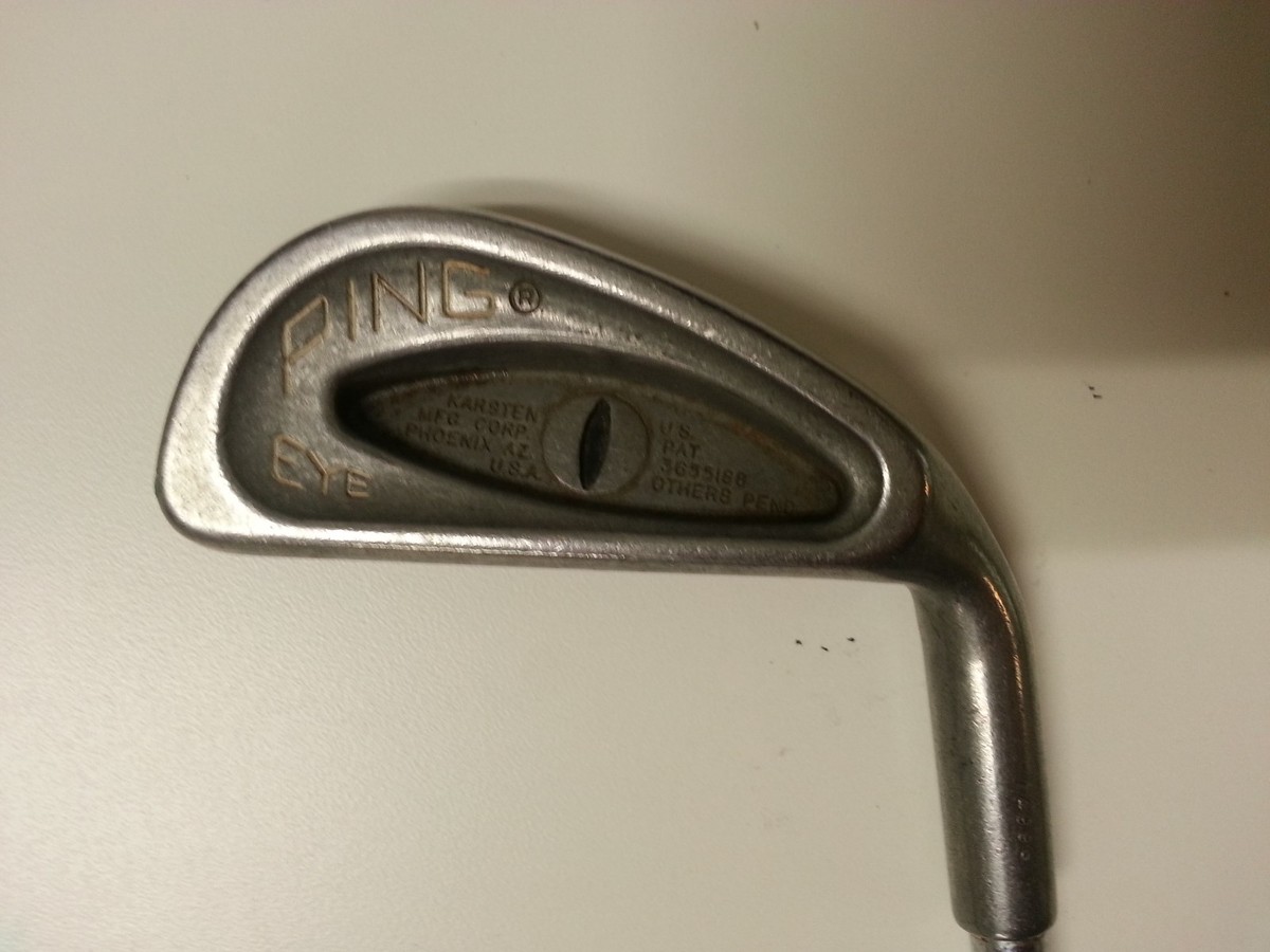 Original Ping Eye Irons. Black Dot. ZZ Lite Steel Shafts