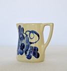 Kännchen Mini Keramik handgemalt Töpferkunst Fayencen Wloclawek Polen 6 cm hoch