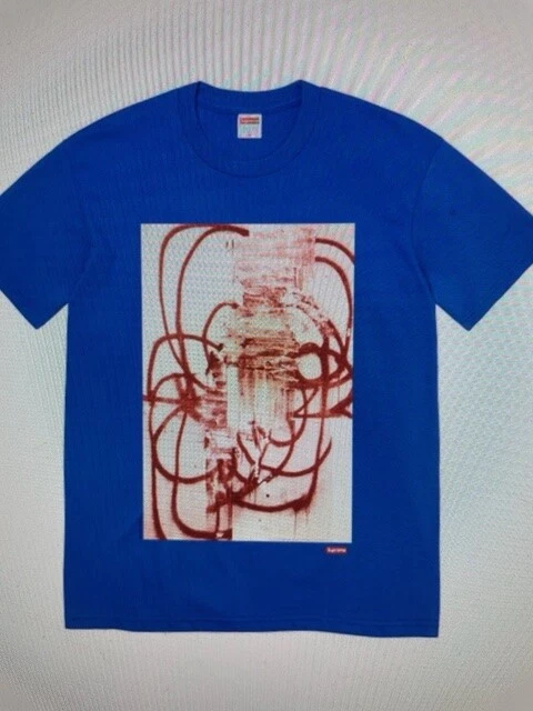 Supreme Christopher Wool 2001 Tee Size XL FW21 Royal Blue
