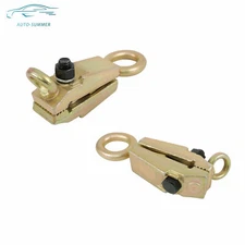 2PCS Auto Body Repair Tool 5 Ton 2 Way Pull Clamp Frame Puller Self-tightening