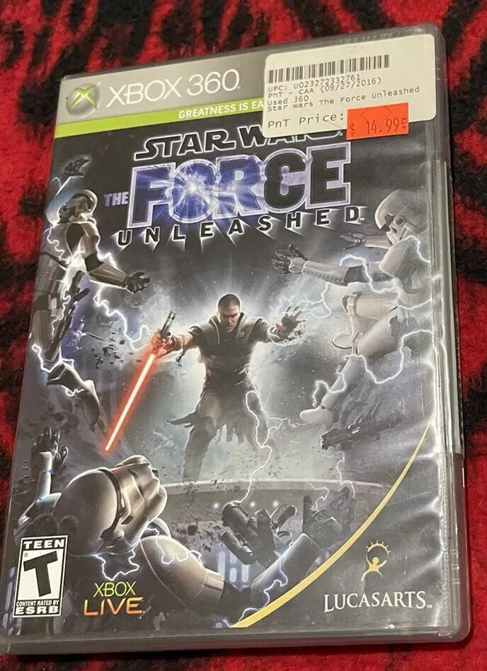 Star Wars: The Force Unleashed (Microsoft Xbox 360, 2008. Complete  23272332761