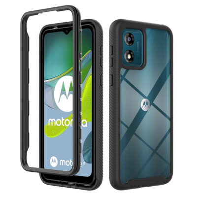 For Motorola Moto E13 Full Body Hybrid Rugged Shockproof Protection Case Cover
