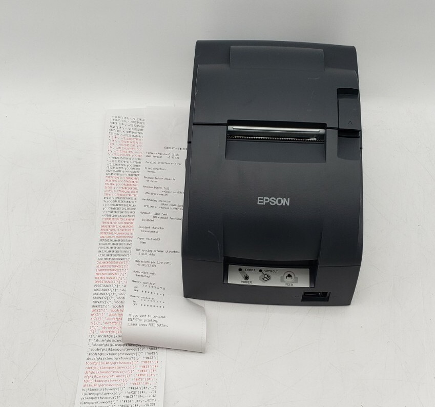 Epson TMU220PB M188B Receipt Printer With Power Adapter eBay