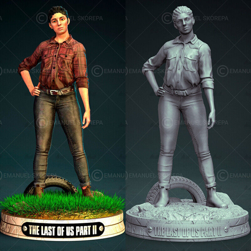 the last of us ii ellie fan art 3D Print Model