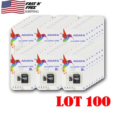 ADATA MicroSD HC Card 8GB Class4 Memory card with adapter