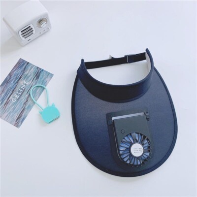Luxury Microfiber Bath Towel Wrap & Sun Visor Hats with Fan Luxury Microfiber Bath Towel Wrap & Sun Visor Hats with Fan  main image 3