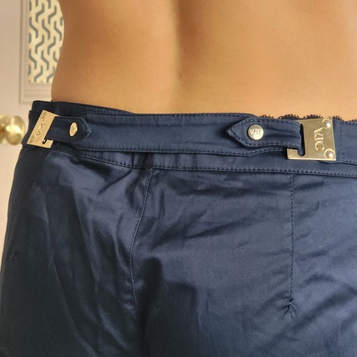 Versace Jeans Couture Blue Trousers Vintage Stretch Jeans Pants IT 44 UK 12 L - Picture 18 of 22