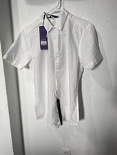 Jack & Jones Rug shirt with skull and bird back print in white.sz-S. 100% Cotton