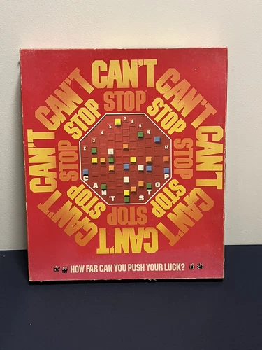 🟡 1980 Can’t Cant Stop Board Game No. 122 Parker Brothers 100% COMPLETE + VTG