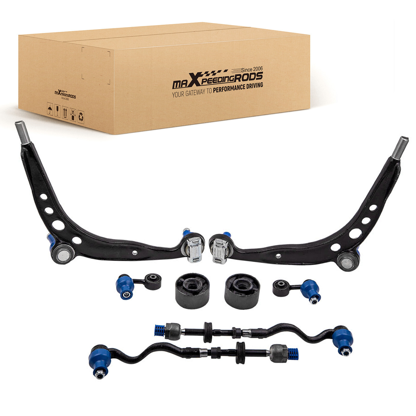 Front Control Arms Tie Rod Bushings Link for BMW Series E36 318 325 328 Z3 323
