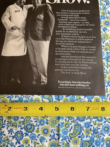 Vintage 1969 Avis Autovermietung Printanzeige - nur Anzeige - "The Avis Andy Show" - Bild 7 von 7