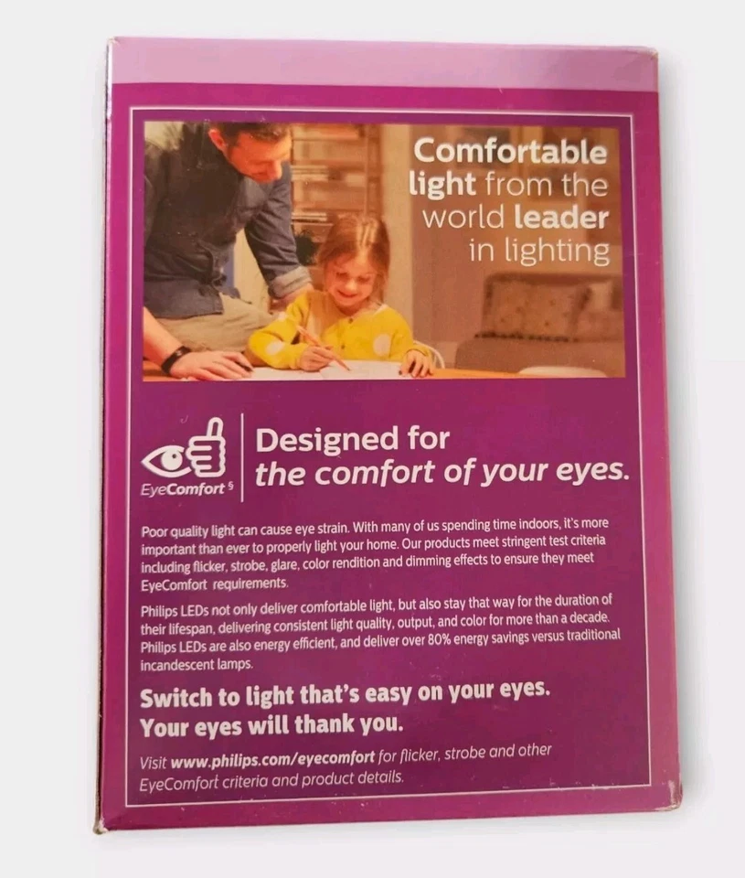 Philips 65 Watt Equiv BR40 Dimmable LED Flood Light Bulb Daylight - Image 3 of 4