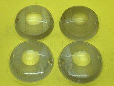 Fiat OM Tigrotto Clear Tail Light Lens Plastica Lense Lot of 4 NOS