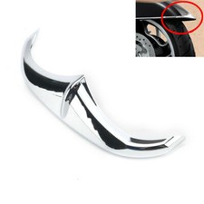 Borde de plomo con punta de guardabarros delantero cromado para Harley Touring Street Glide