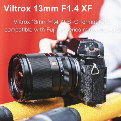 VILTROX 13mm F1.4 Fuji X Obiettivo,Messa A Fuoco Automatica 13 Mm Ultragrandangolare APS-C Obiettivo Lente Per Fujifilm X-Mount Fotocamera X-T30 X-T4 X-T3 X-Pro3 X-Pro2 X-H1 X-T200 X-E2 X-A1 Nero - Foto 12