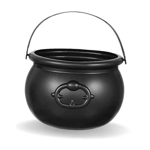 4E's Novelty Black Pot of Gold Plastic Large 7.5" St Patricks Day