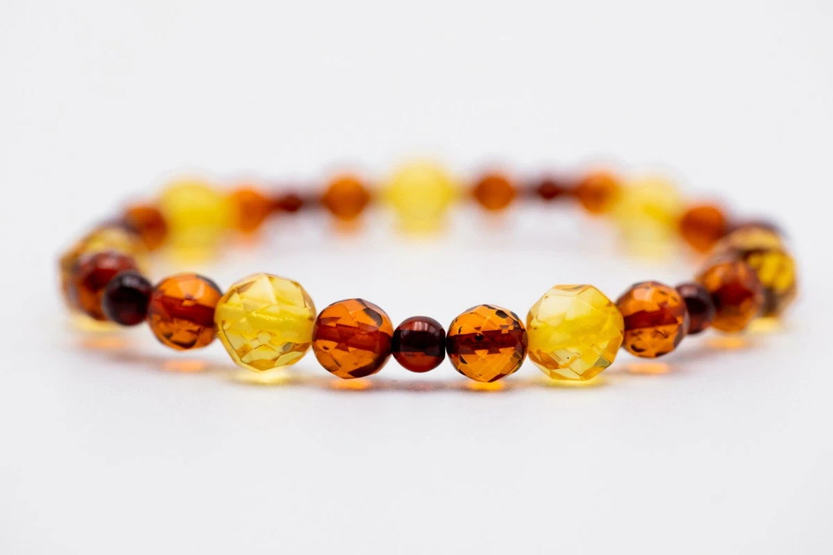 Amber teething shop bracelet ebay
