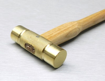 Brass Hammer Head Solid Brass Mallet 2'' Jewelry Metalsmith Crafts Tool 100 Gram