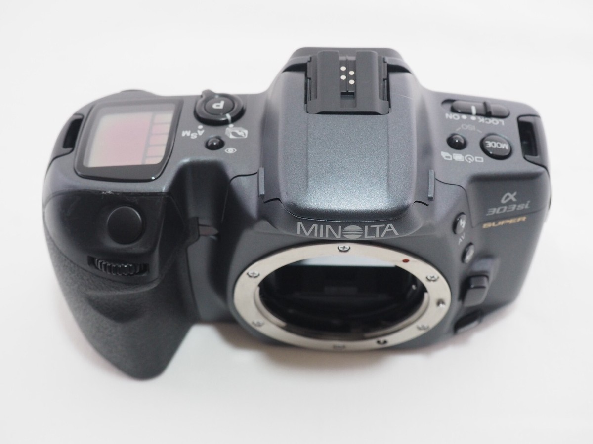 MINOLTA　α303sI Minolta α-303si Super 35mm SLR Film Camera Body Tested
