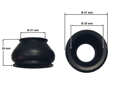 Spurstangenkopf Kugelkopf Schutz Gummi Satz (2 St.) 21x35x28mm neu (Lo.g11)