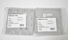 Lot of 2 OfficesToGo Replacement Square Table Legs Metal 28" H Tungsten Finish