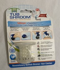 As Seen On TV Tub Shroom Revoluntionary Bathtub Strainer-Hair Catcher NIP