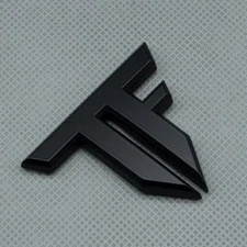 Car Body Transformers Black Metal Badge Side Wing Rear Trunk Emblem Sticker