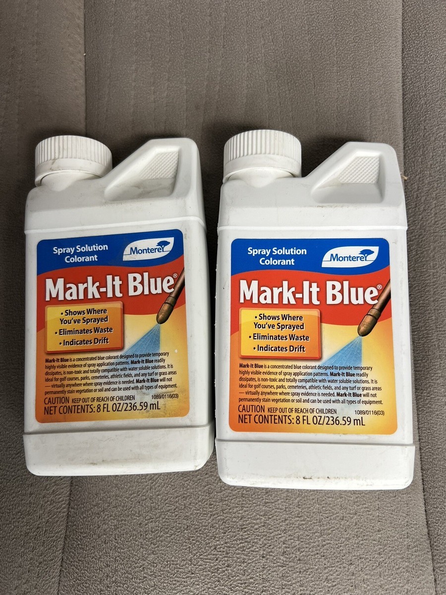 NEW Monterey Mark-It Blue Spray Solution Colorant Chemical Marker