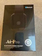 Ai Pro 200 Plus Bluetooth Stereo Foldable Headset Headphones Sealed- Black