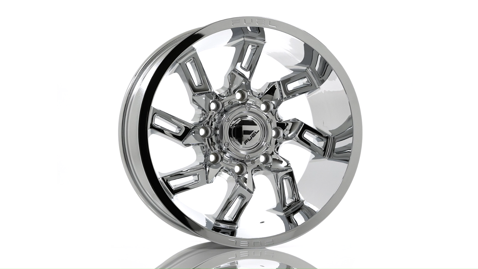 Set 4 Fuel D746 Lockdown 20x10 8x170 Chrome Wheels 20" 18mm Rims eBay