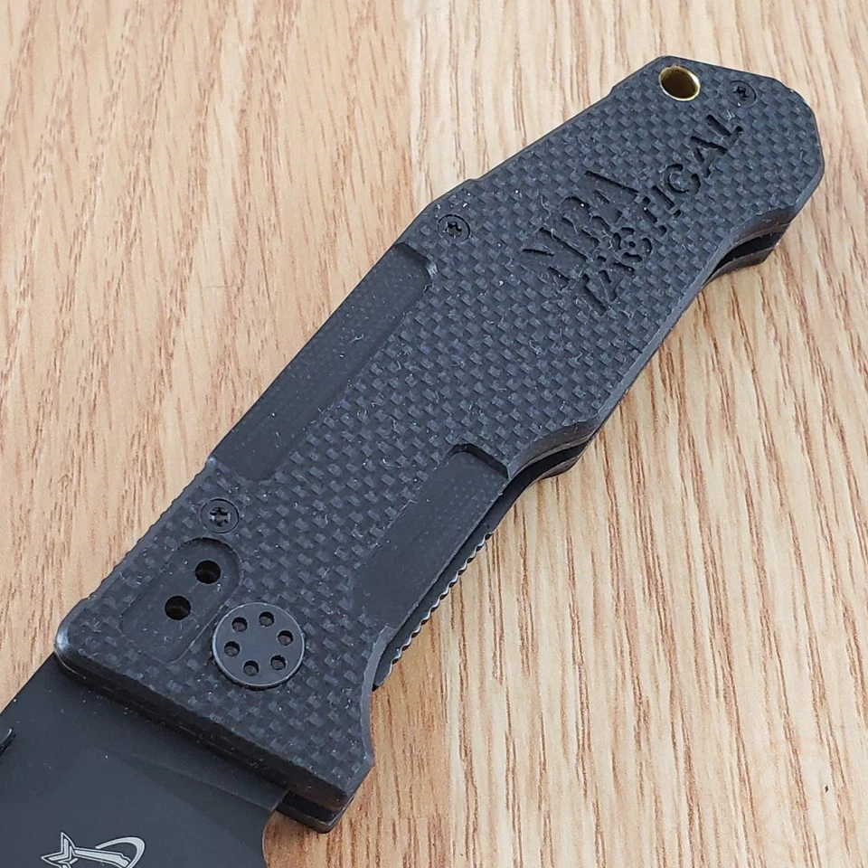 Cuchillo Plegable Mantis Pry II Forro 3.25" Hoja de Acero Inoxidable Negro Mango G10 Foto 4 de 4