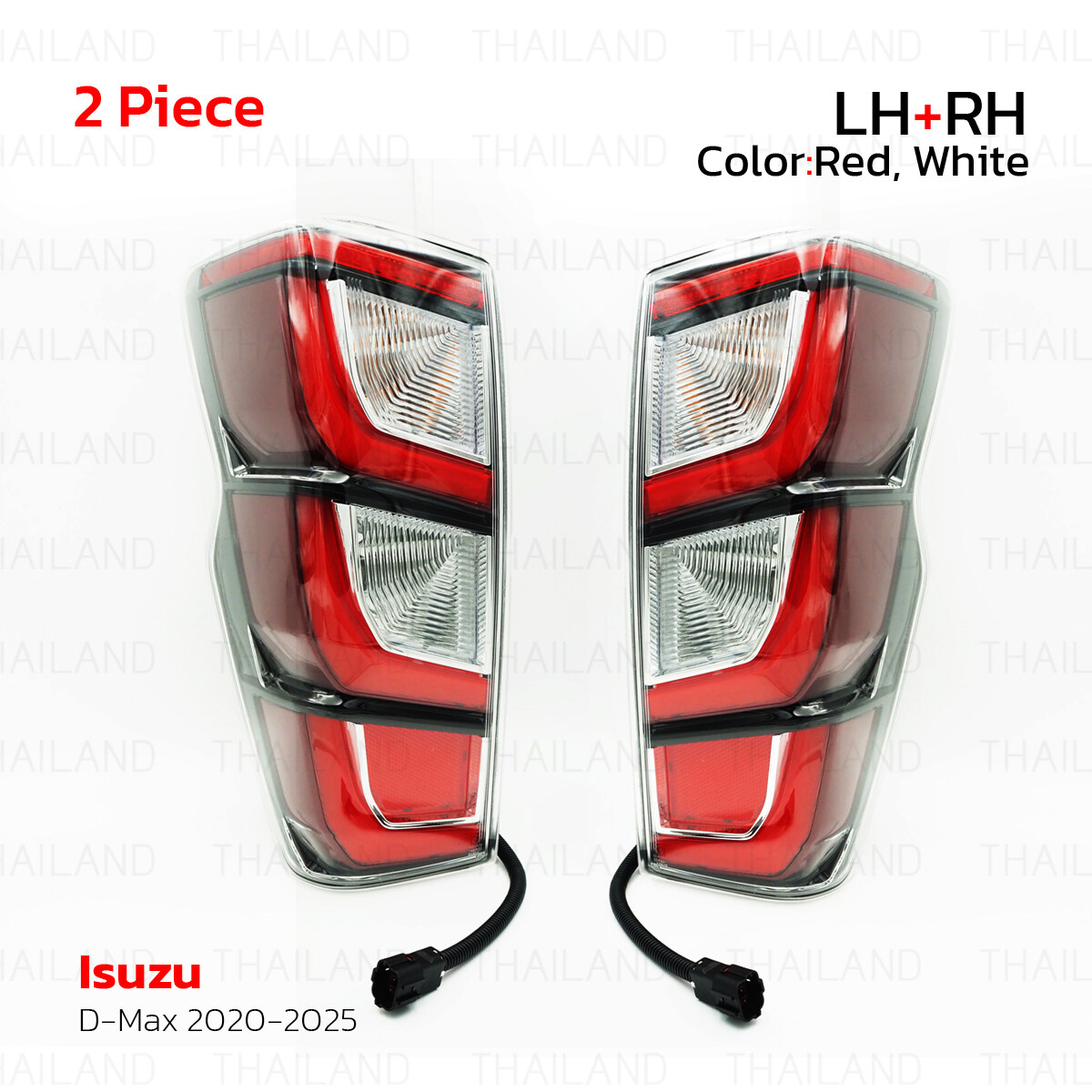 Pair Tail Lamps Rear Lights LED 2024 Fits Isuzu D-Max Dmax