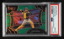 2024 Panini Select Diamond Level Green Prizm 4/5 Ethan Salas PSA 10 GEM MT 0n64