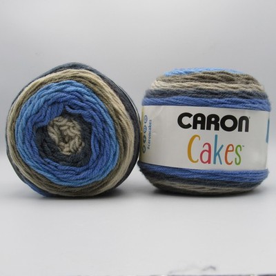 Caron Cakes Yarn, Two (2) Cakes, Berries & Cream 17025, Acrylic - Wool Blend 7oz