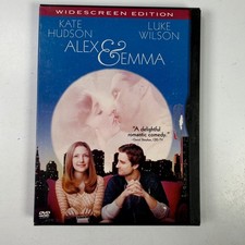 Alex & Emma DVD 2003 Widescreen Kate Hudson Luke Wilson Rob Reiner