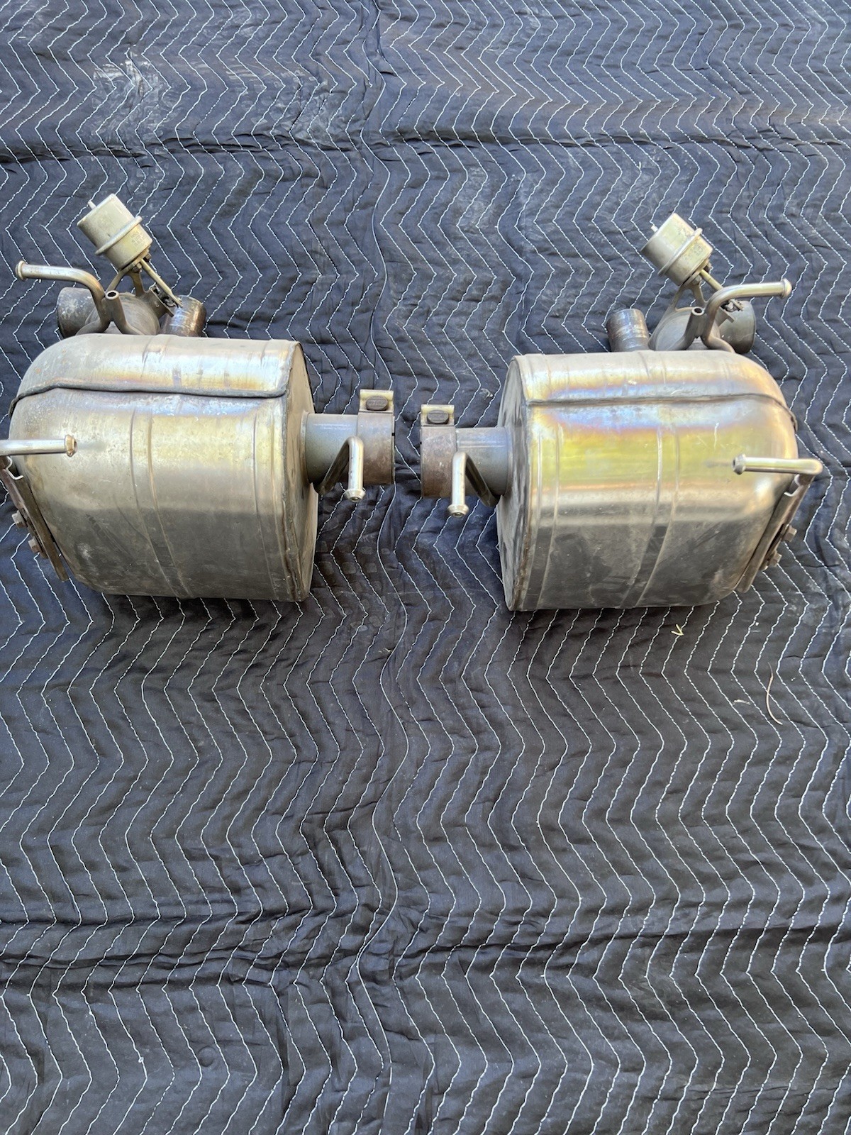2012 Ferrari 458 Oem Mufflers Valved