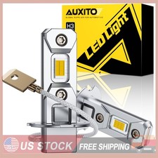 Auxito Golden Yellow H3 Led Fog Light Bulbs For Car Truck Driving Fog Lamp 1-6 X Auxito Golden Yellow H3 Led Fog Light Bulbs For Car Truck Driving Fog Lamp 1-6 X