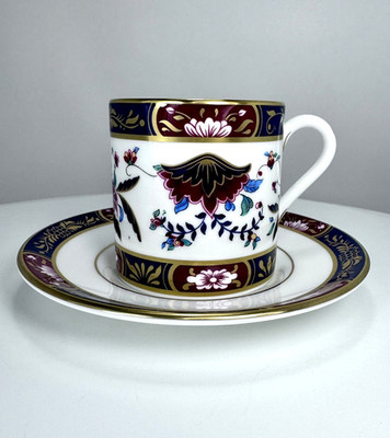 Royal Worcester Prince Regent Demitasse Cup & Saucer Excellent Condition