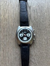 Dugena Tri-Compax Panda Armbanduhr 1970er Val...