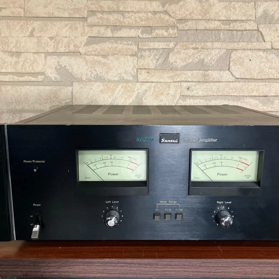 SANSUI BA-2000 Stereo Power Amplifier AC100V Tested Working - Image 2 of 4