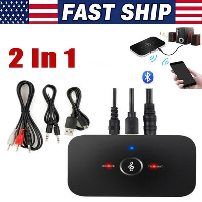 Bluetooth Transmitter & Receiver Wireless Adapter For Home stereos/speakers Lot