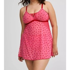 Torrid Women's Plus Size Set French Hearts Babydoll  Panties Size 4 4X