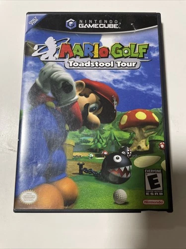 Mario Golf: Toadstool Tour Game With Original Case Nintendo GameCube, 2004