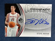 2006-07 SP Authentic Chirography Steve Novak Autograph Rockets